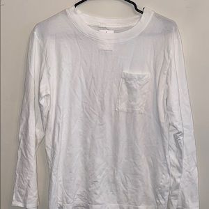 Brandy Melville White Long Sleeve T
